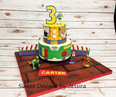 Carter's 3rd - Cake by SweetdesignsbyJesica