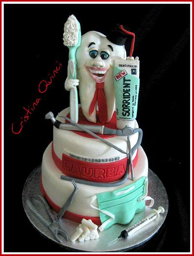 Dentist Cake - Cake by Cristina Quinci