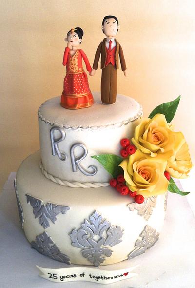 25yrs of togetherness  - Cake by sugarBliss
