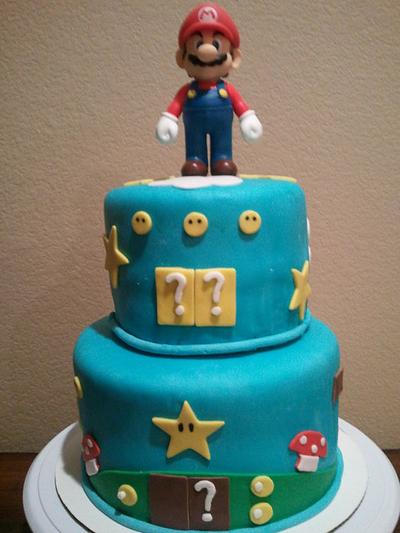 Mario Bros Cake - Cake by carolyn chapparo