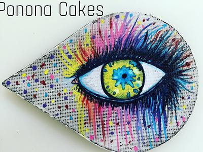 The eye that sees everything in pretty colours - Cake by Ponona Cakes - Elena Ballesteros