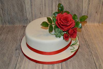 Cake with Roses - Cake by JarkaSipkova