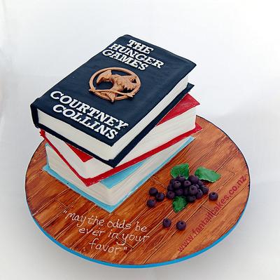 Hunger Games Trilogy - Cake by Fantail Cakes