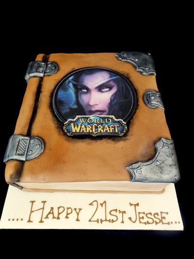 World of Warcraft book - Cake by jbcakedesign