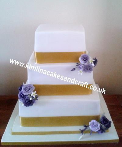 wedding cake - Cake by kimlinacakesandcraft