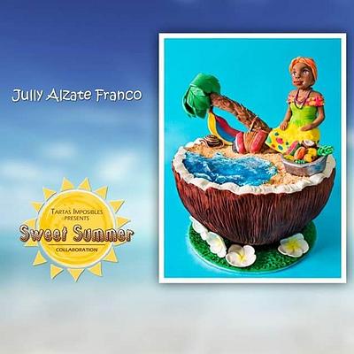 Colombian summer  - Cake by Jully Fondantartas