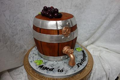 Wine barrel cake - Cake by Patricia M