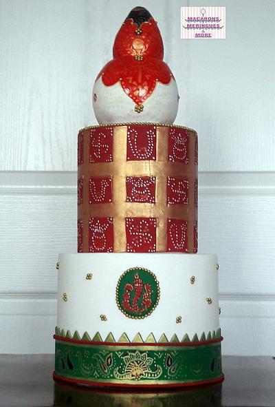 Bridal Weaves  - Cake by RupalsCakes (MACARONS MERINGUES &MORE )
