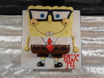 spongebob - Cake by Dinkylicious Cakes