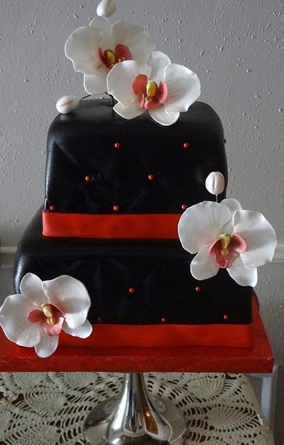 Kristen's Orchids - Cake by Nissa