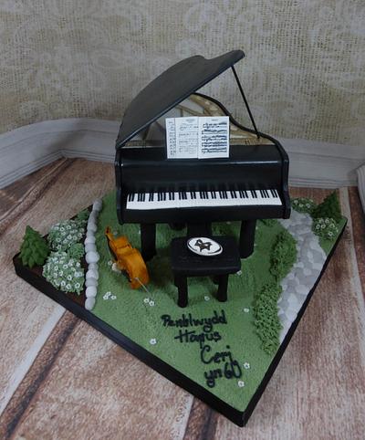 Piano and Cello - Cake by Dragons and Daffodils Cakes