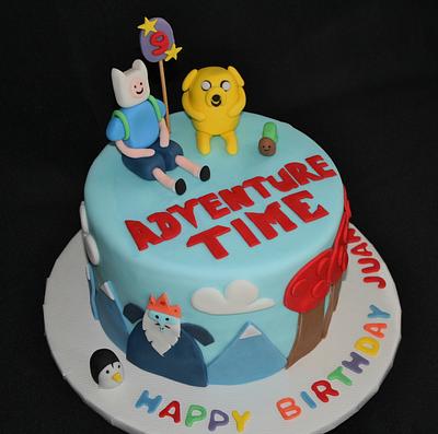Adventure Time Cake - Cake by CakeCreationsCecilia