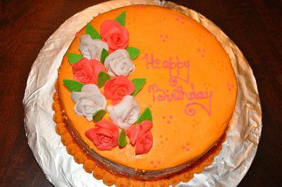 orange delight- A perfect summery cake - Cake by yourfantasycakes