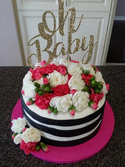 Kate Spade inspired Fresh Blooms - Cake by Yum Cakes and Treats