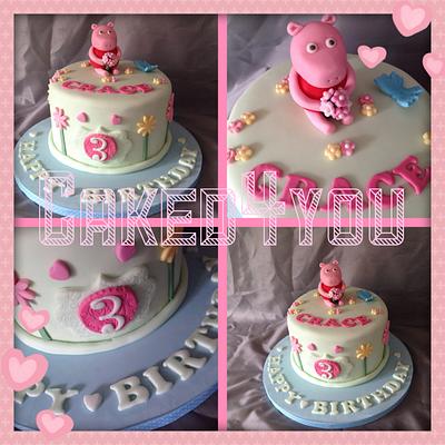 Peppa Pig - Cake by Clare Caked4you