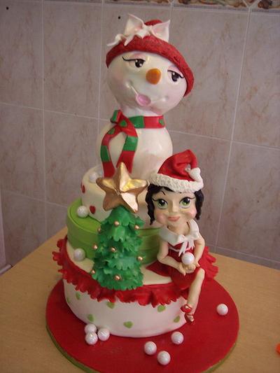 christmas CAke - Bolo de Natal - Cake by Michelle Lima