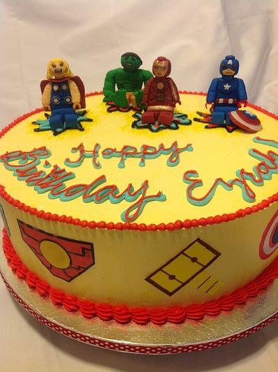AVENGERS LEGO STYLE - Cake by GABRIELA AGUILAR