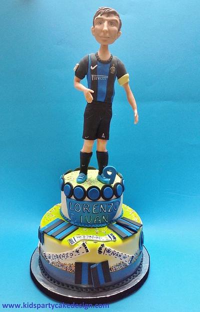 Javier Zanetti cake  - Cake by Maria  Teresa Perez
