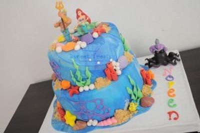 little mermaid cake - Cake by maha
