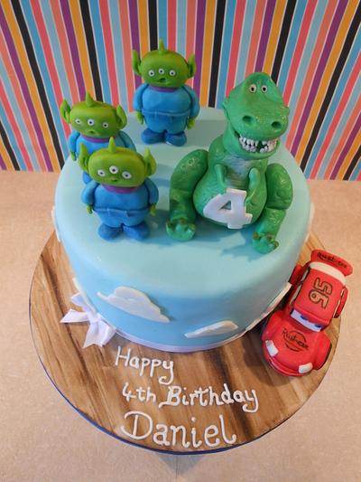 Toy story/ cars inspired cake - Cake by Dinkylicious Cakes