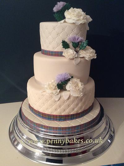 Scottish wedding cake - Cake by Popsue