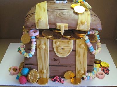 Pirate Treasure Chest - Cake by Nicky4rn