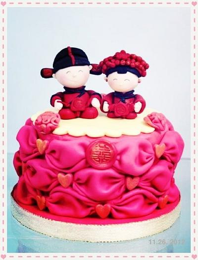 Chinese Wedding Cake - Cake by Sally