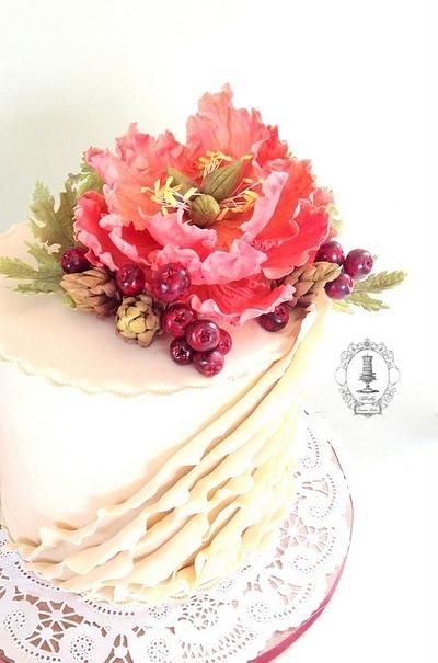 Coral Chic - Cake by Firefly India by Pavani Kaur