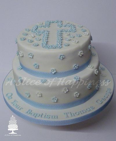 Baptism Cake - Cake by Angela - A Slice of Happiness