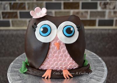 My Sweet Little Owl - Cake by cakemomof5