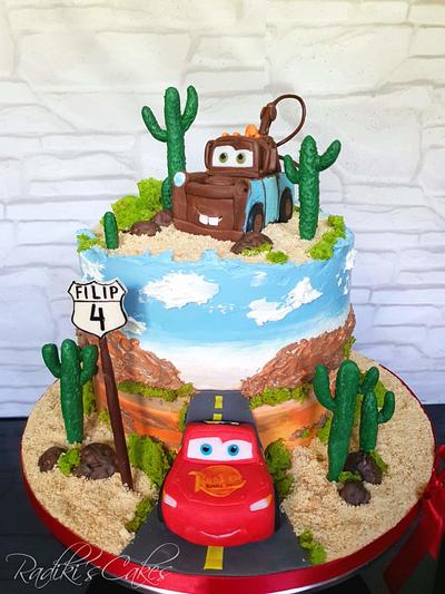 The Cars cake - Cake by Radoslava Kirilova (Radiki's Cakes)