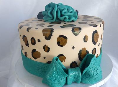 Leopard print cake - Cake by Justsweet