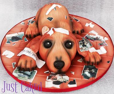Jess the pup - Cake by Just Caked