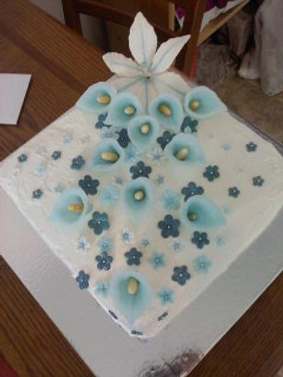 1st wedding anniversary cake - Cake by m1bame