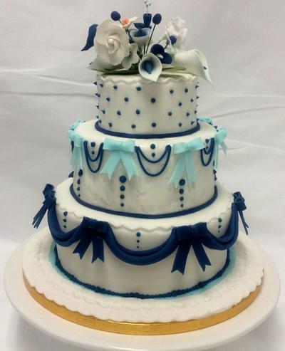 Royal Iced Wedding Cake - Cake by Shalu