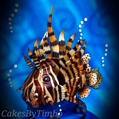 3D LionFish Cake! - Cake by Timbo Sullivan