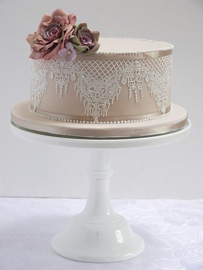 Jean Wedding Cake - Cake by Scrummy Mummy's Cakes