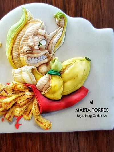 Banana Power.....! - Cake by The Cookie Lab  by Marta Torres