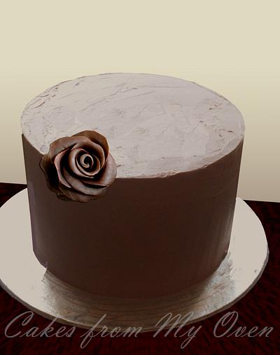 Chocolate Ganache Rose! - Cake by Chandana Changappa