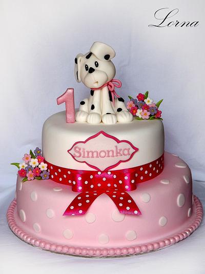 Dalmatian dog.. - Cake by Lorna