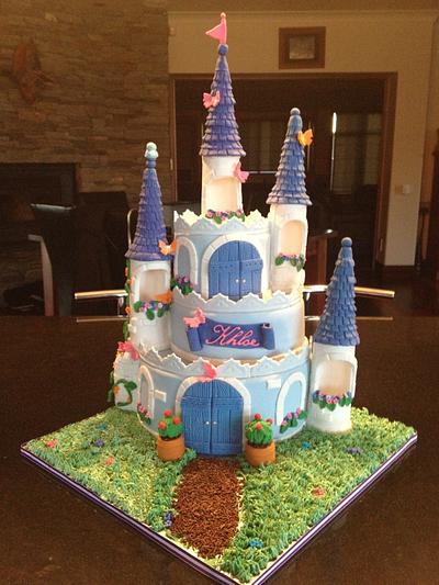 Princess castle cake - Cake by Kim Donker