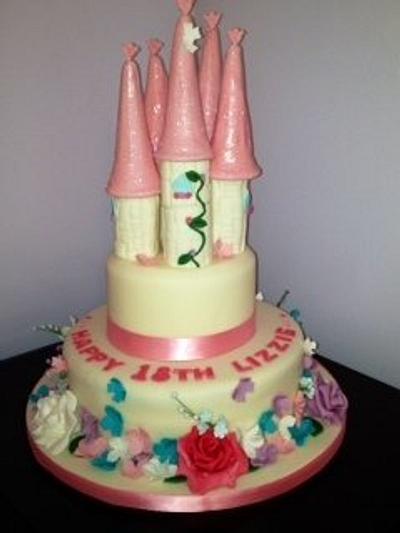 Princess Castle Cake - Cake by EloiseCupcakeCompany