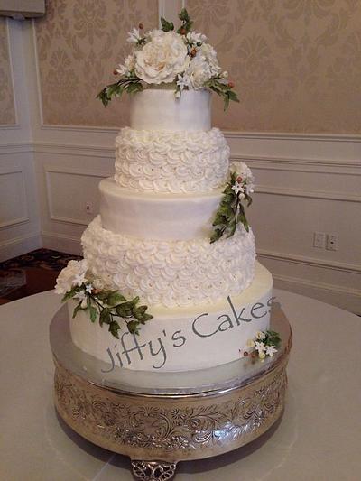 First Wedding Cake - Cake by jiffy0127