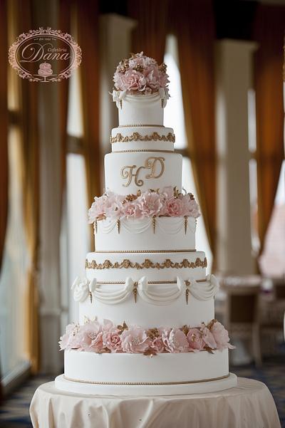 Elegant wedding cake - Cake by Cofetaria Dana