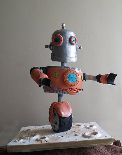Old Robot - Cake by Maty Sweet's Designs