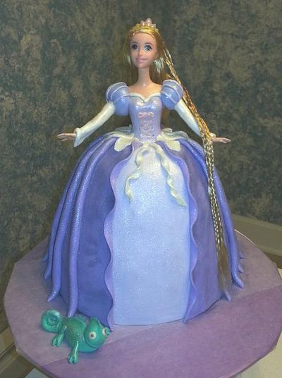 Tangled & Pascal doll cake  - Cake by Barbara
