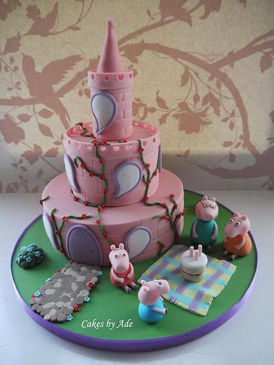 Peppa Pig..& George & mummy pig & daddy pig...! Feb 2012 - Cake by Cakes by Ade