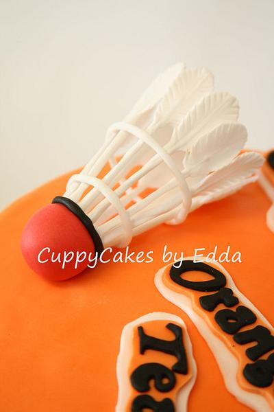 shuttlecock cake - Cake by edda