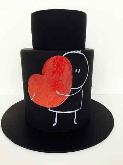 Gigli Migli Chalkboard Cake - Cake by Creative Cakes by Sharon
