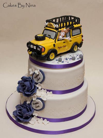 Safari Wedding - Cake by Cakes by Nina Camberley